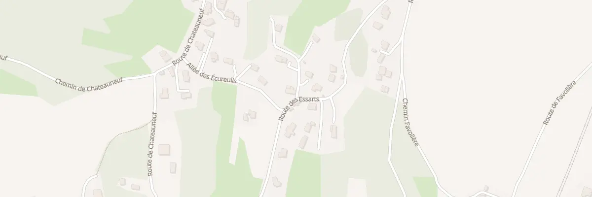 Plan du 404A Rte des Essarts à Poliénas