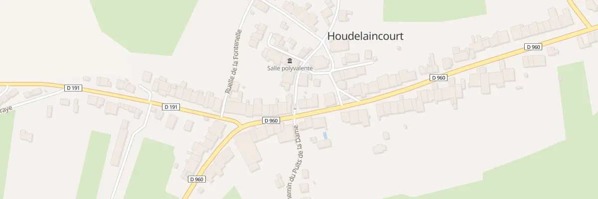 Plan du 2 Rue de l’Eglise à Houdelaincourt