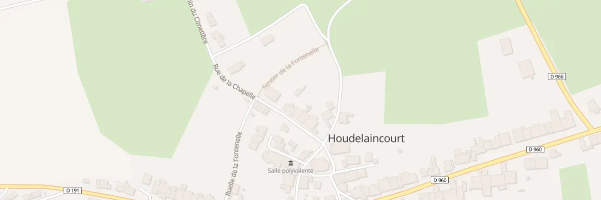 Plan du 8 Rue de la Chapelle à Houdelaincourt