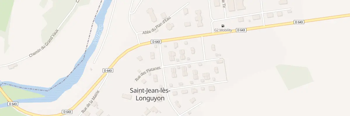 Plan du 12 Rue des Platanes à Saint-Jean-lès-Longuyon
