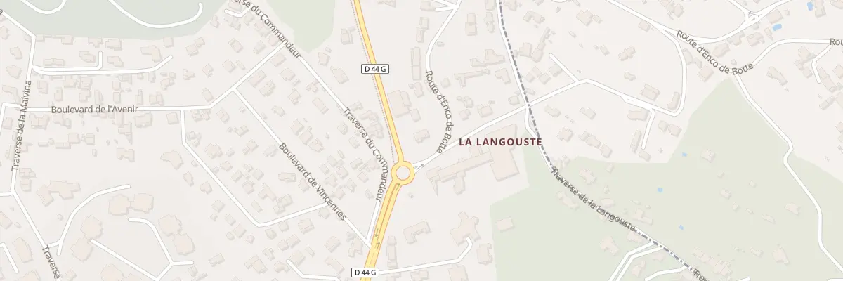 Plan du 77 Rte d’Enco de Botte à Marseille 12e Arrondissement