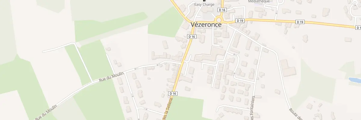 Plan du 4 Rue du Moulin à Vézeronce-Curtin
