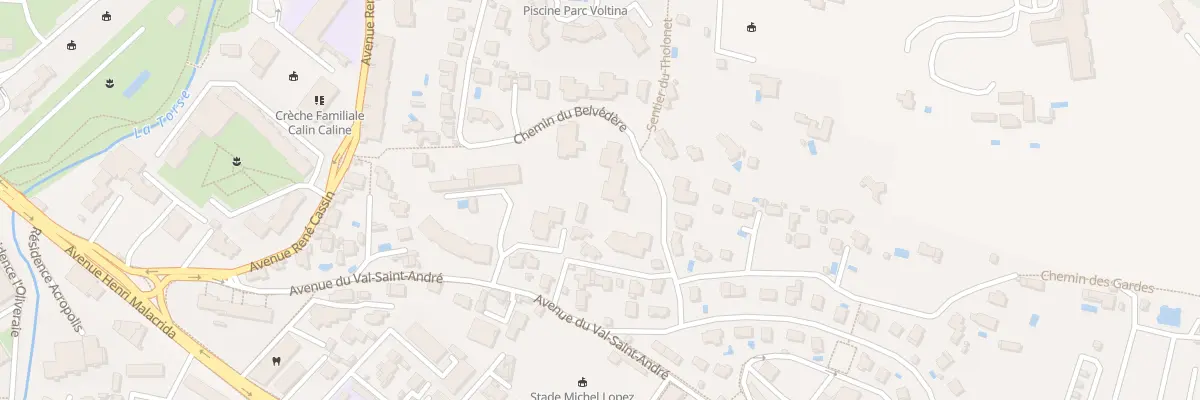 Plan du 9001 Res Le Nymphee à Aix-en-Provence
