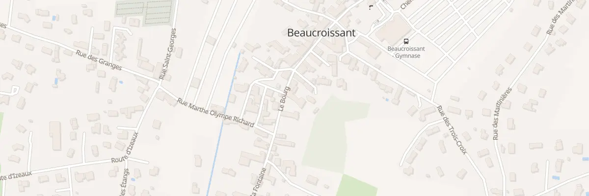 Plan du 255 Le Bourg à Beaucroissant