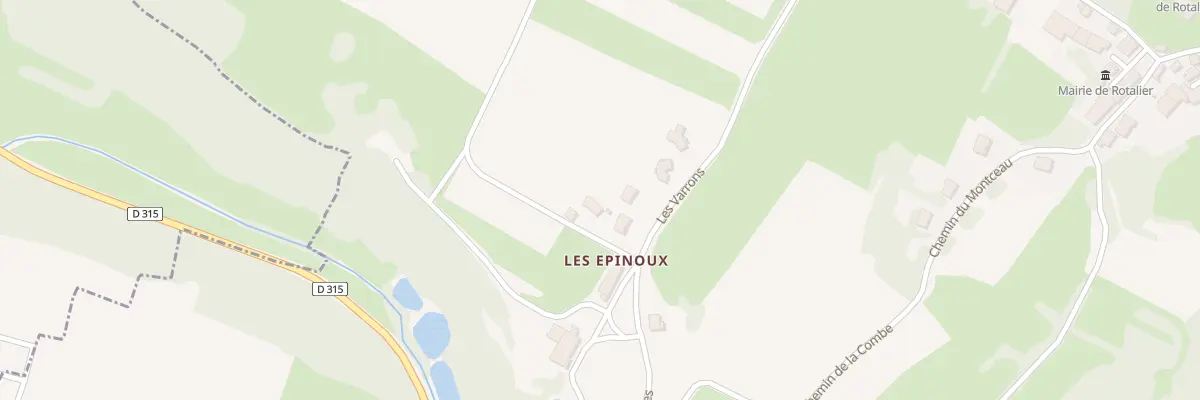 Plan du 2 Che de Varrons à Rotalier