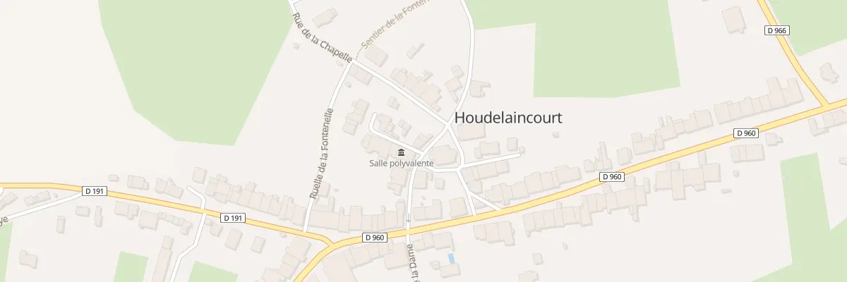 Plan du 9 Rue de l’Eglise à Houdelaincourt