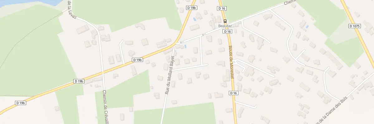 Plan du 180 Rue du Mollard Bayet à Vézeronce-Curtin