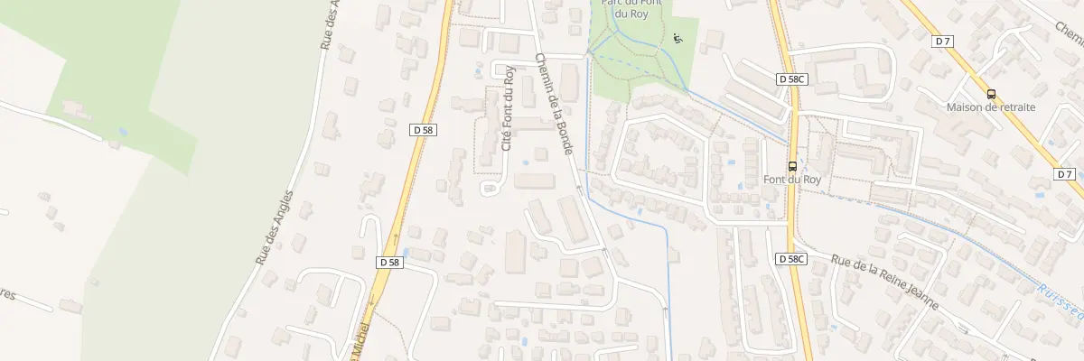 Plan du 320 Che de la Bonde à Gardanne