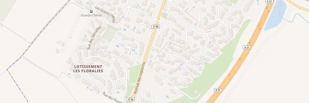 Plan du 9414B Av des Logissons à Venelles