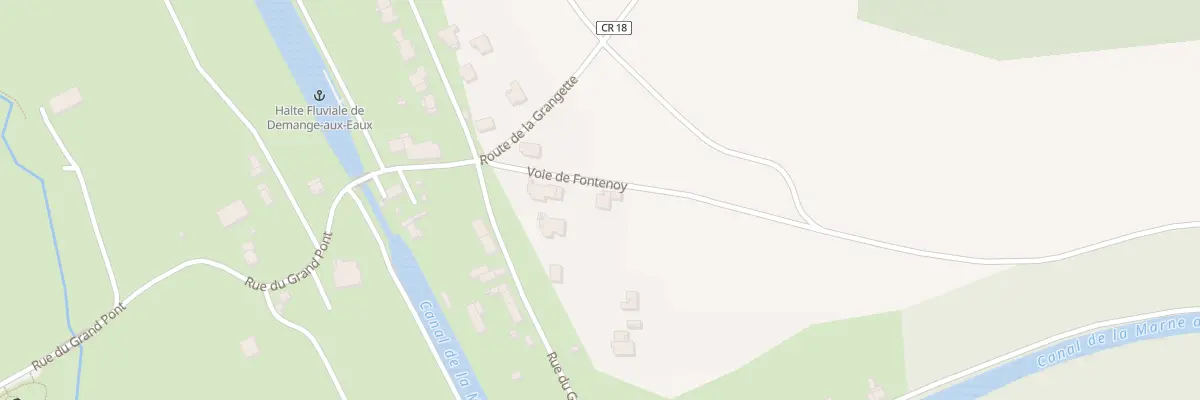 Plan du 4 Cr de la Voie de Fontenoy à Demange-Baudignécourt