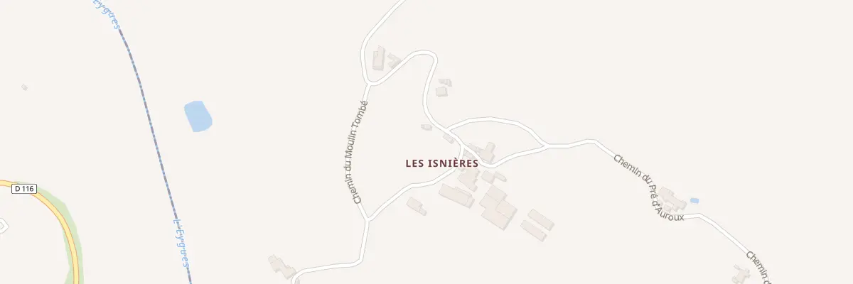 Plan du 5154 Les Isnieres à Saint-André-de-Rosans