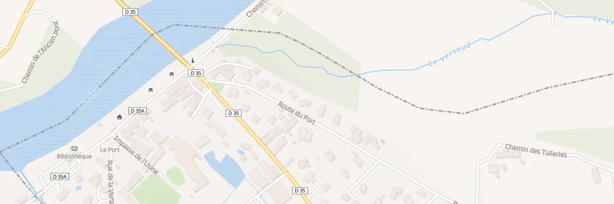 Plan du 135 Rte du Port à Saint-Gervais