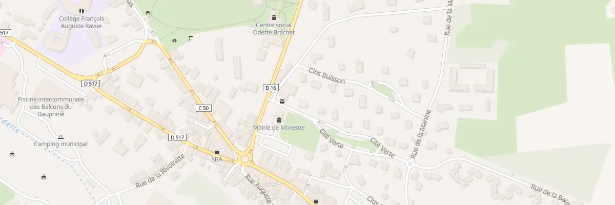 Plan du 55 Rue de la Cité Verte à Morestel