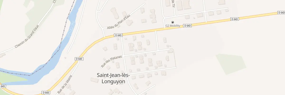 Plan du 8 Rue des Platanes à Saint-Jean-lès-Longuyon