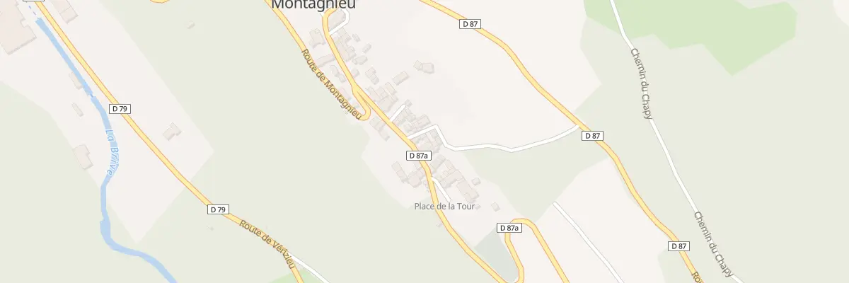 Plan du 5254 Sur la Tour à Montagnieu