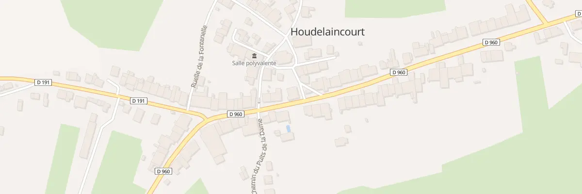 Plan du 1 Rue du Lavoir à Houdelaincourt
