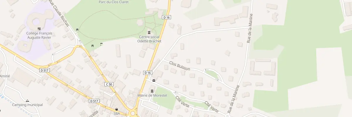 Plan du 47 Rue du Clos Buisson à Morestel