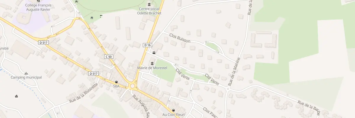 Plan du 83 Rue de la Cité Verte à Morestel