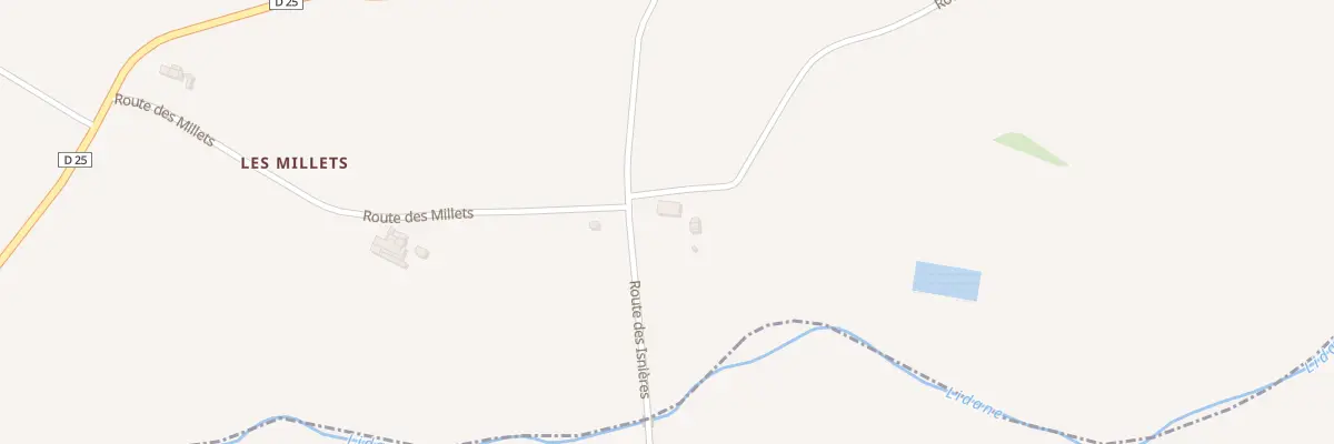 Plan du 8 Rte de Lidane à Rosans