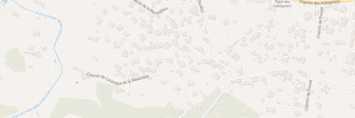 Plan du 98 Che de la Ribassière à Allauch