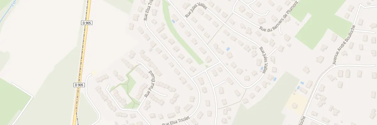 Plan du 24 Rue Elsa Triolet à Dole