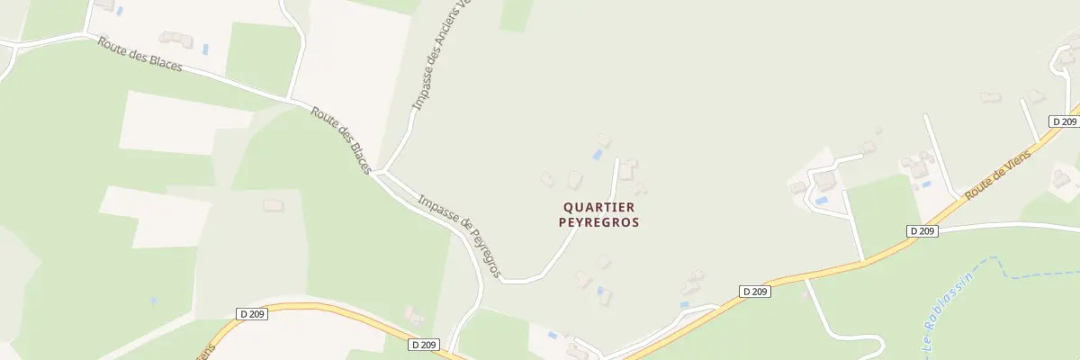 Plan du 5185 Peyregros à Caseneuve