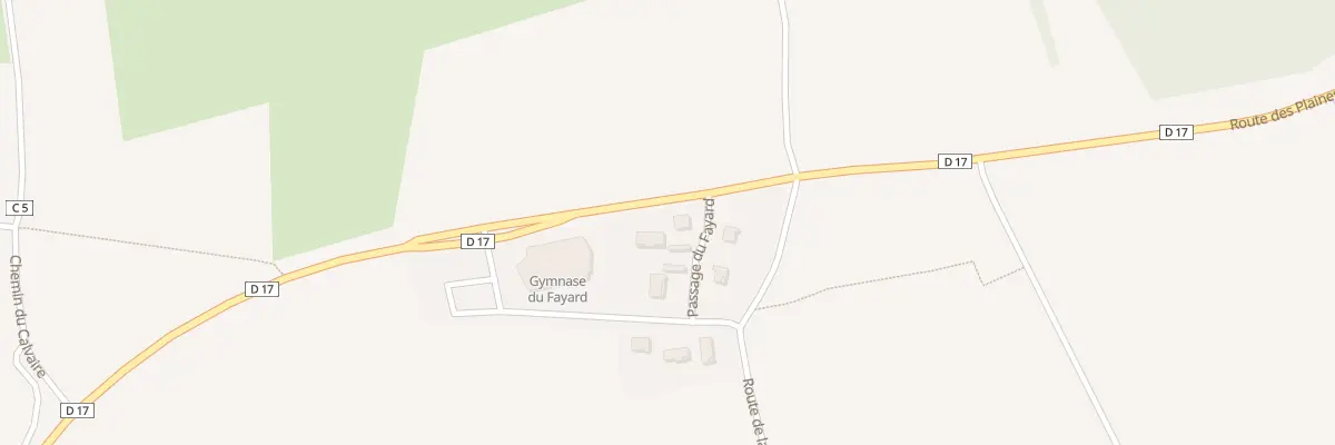 Plan du 38 Pas du Fayard à Oyeu