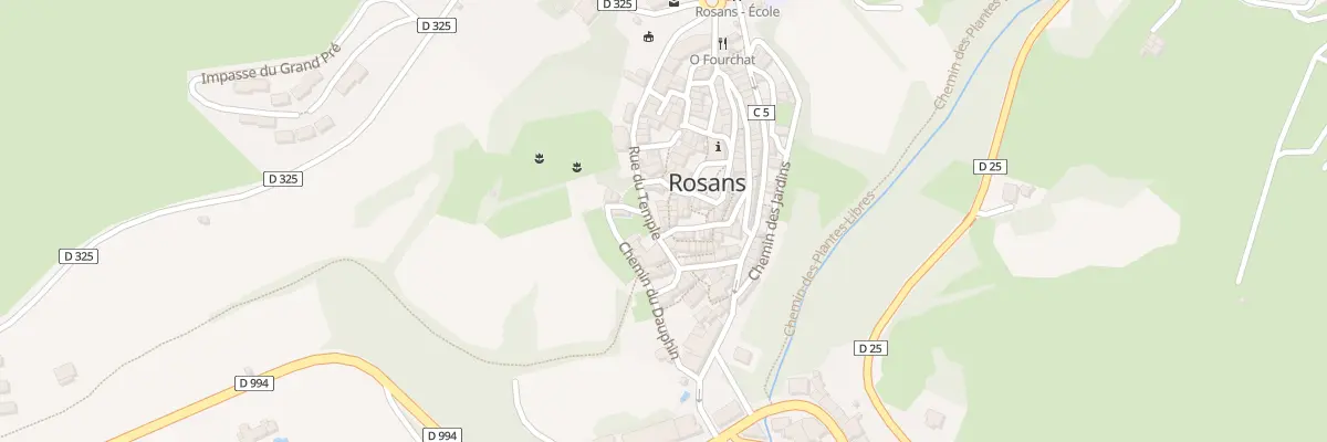 Plan du 125 Rue du Temple à Rosans