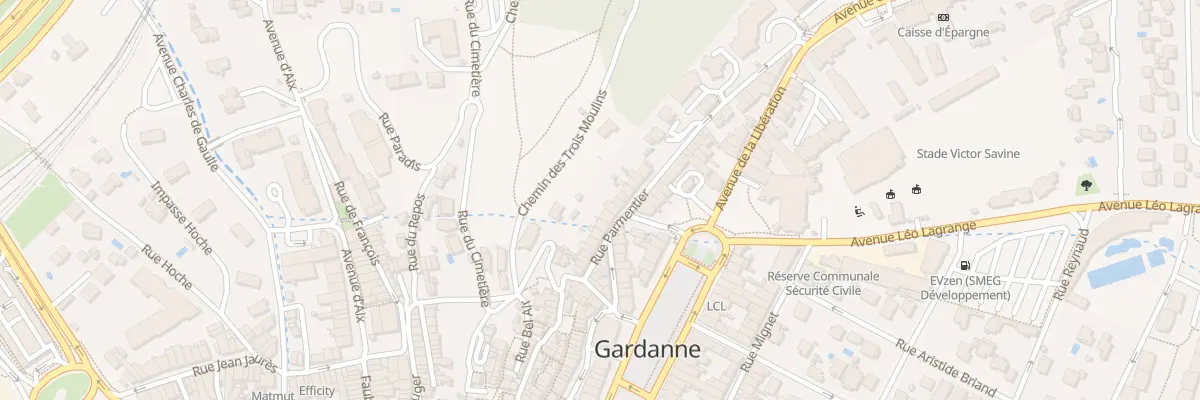 Plan du 19 Rue Parmentier à Gardanne