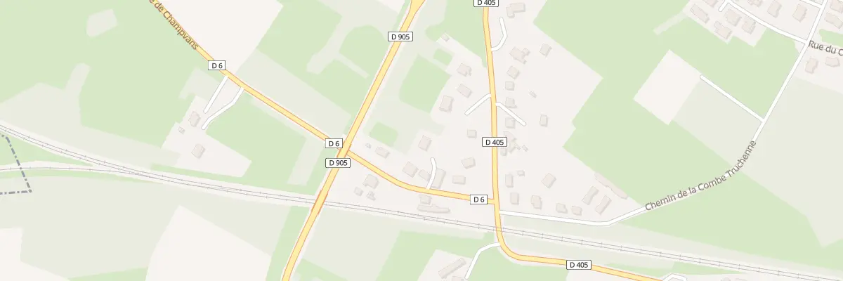 Plan du 5 Rte de Champvans à Dole