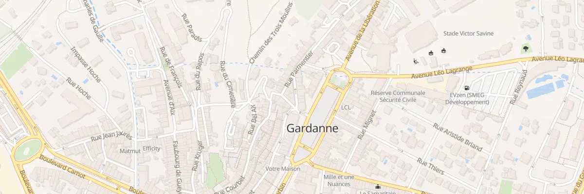 Plan du 3 Rue Mirabeau à Gardanne