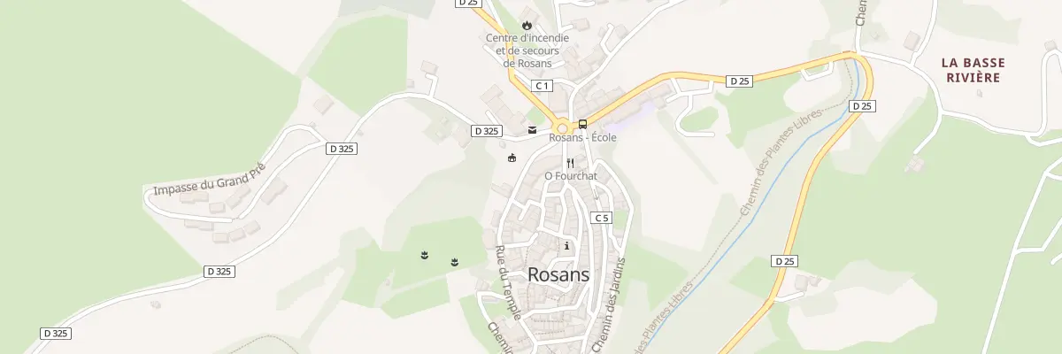 Plan du 59 Pl de l’Abbé Bicais à Rosans