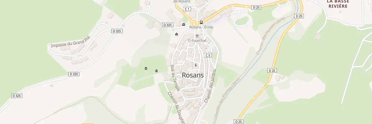 Plan du 5163 Rue du Four à Rosans