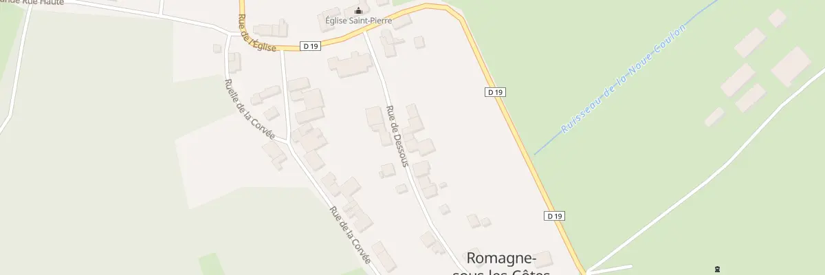 Plan du 13 Rue de Dessous à Romagne-sous-les-Côtes
