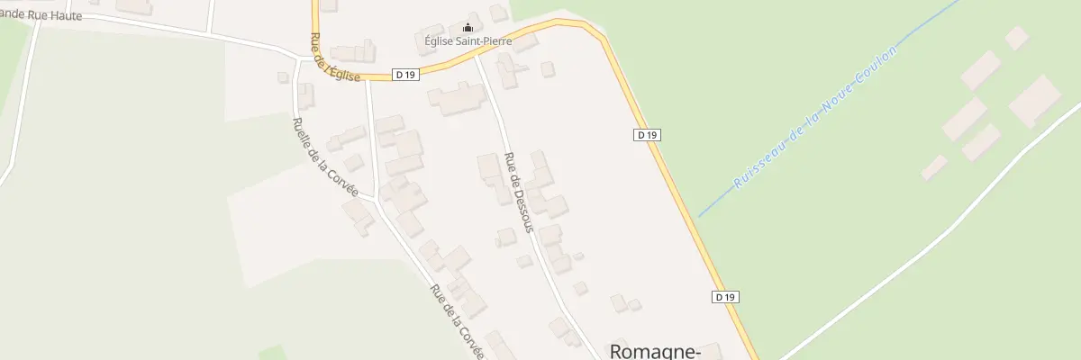 Plan du 11 Rue de Dessous à Romagne-sous-les-Côtes