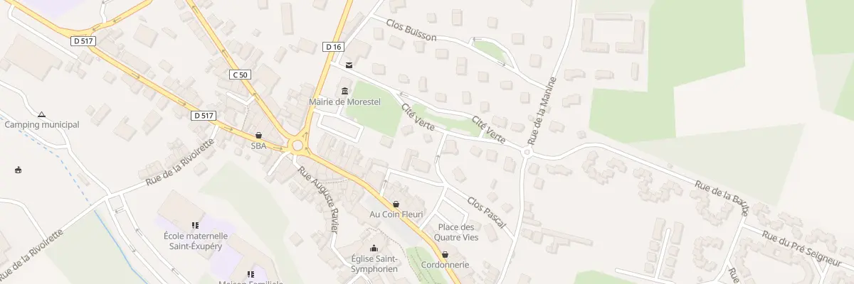 Plan du 142 Rue de la Cité Verte à Morestel