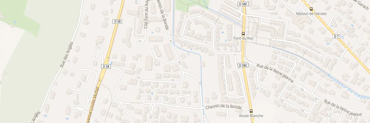 Plan du 411 Che de la Bonde à Gardanne