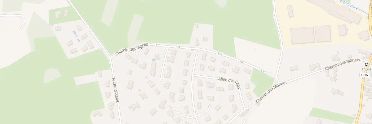 Plan du 221 Rue des Vendanges à Morestel