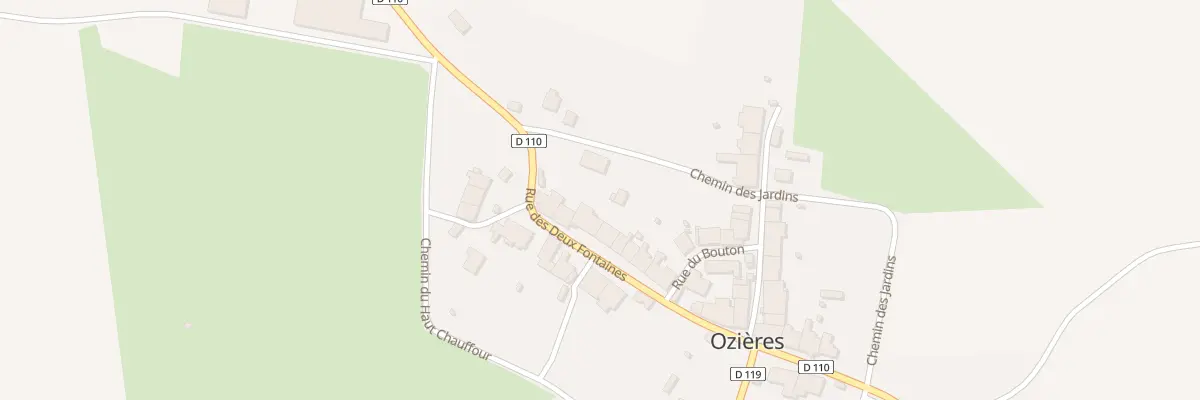 Plan du 5 Rue des Deux Fontaines à Ozières