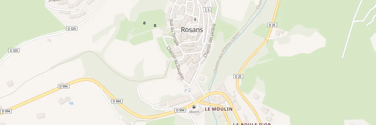 Plan du 11 Pas du Milieu à Rosans