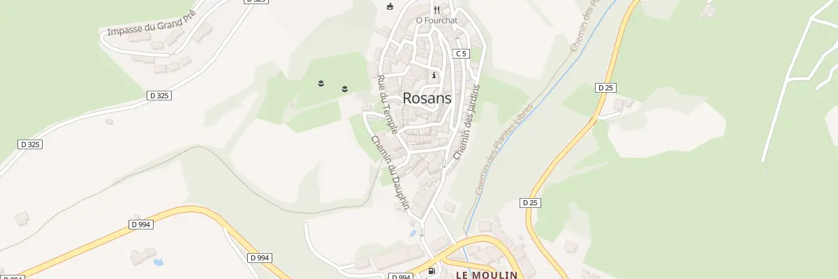 Plan du 5 Imp du Menuisier à Rosans