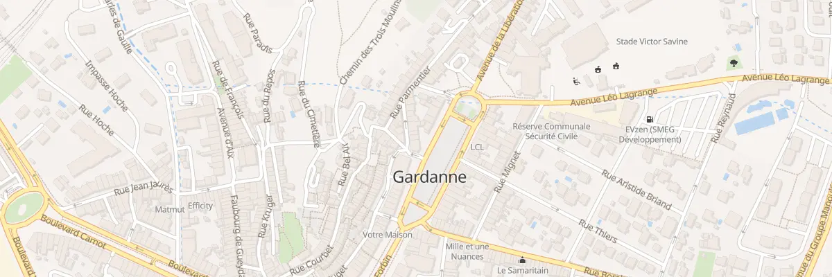 Plan du 4 Rue Mirabeau à Gardanne