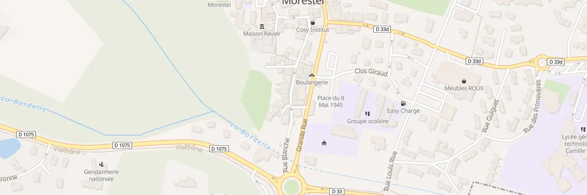 Plan du 199 Rue Blanche à Morestel