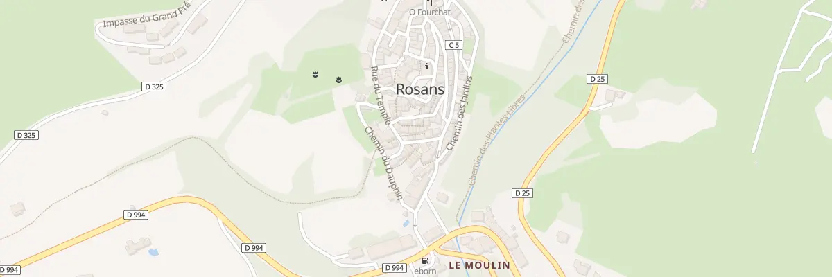 Plan du 183 Rue du Temple à Rosans