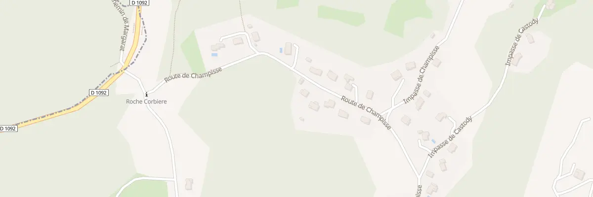 Plan du 627 Rte de Champisse à Poliénas