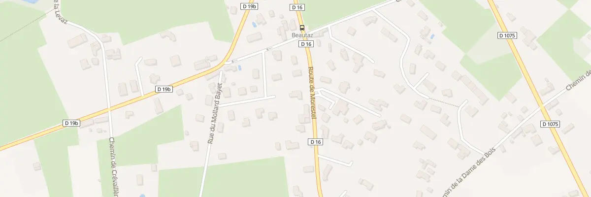 Plan du 143 Rue du Mollard Bayet à Vézeronce-Curtin