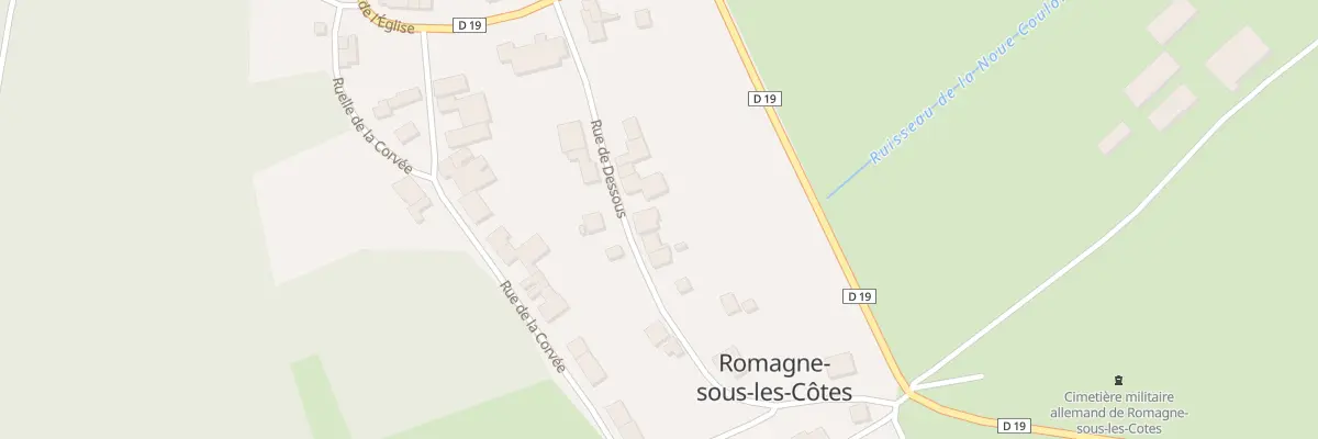 Plan du 17 Rue de Dessous à Romagne-sous-les-Côtes