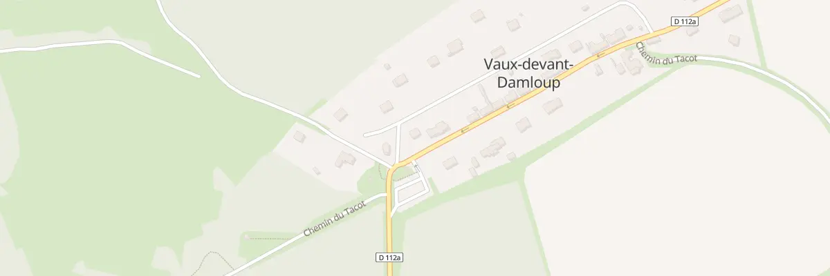 Plan du 1 All des Vignes à Douaumont-Vaux