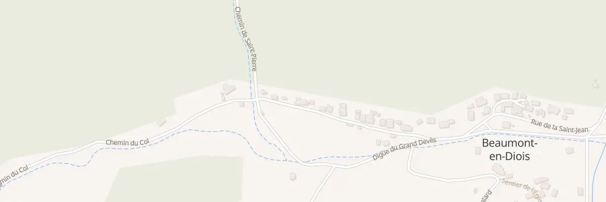 Plan du 5024 Le Village à Beaumont-en-Diois
