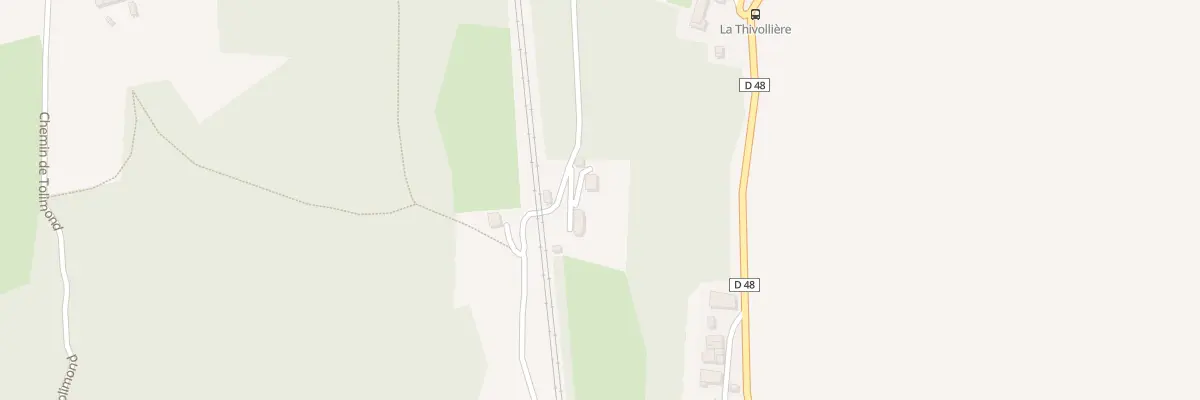 Plan du 743 Rte de la Thivolière à Poliénas